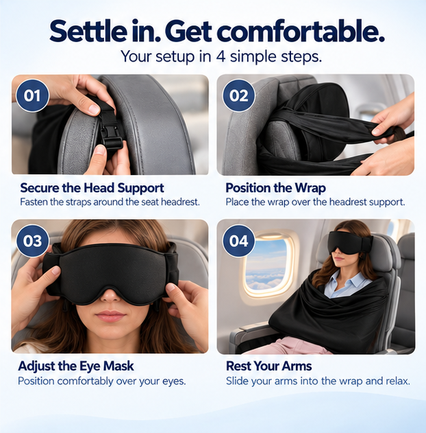 NAPVOY™ 3-in-1 Travel Sleep Set