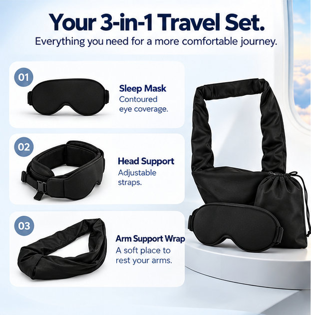 NAPVOY™ 3-in-1 Travel Sleep Set